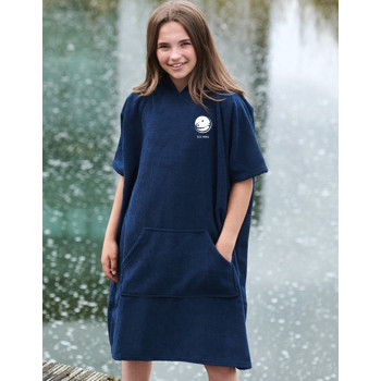 SC Chemnitz Kinder Handtuch Poncho navy