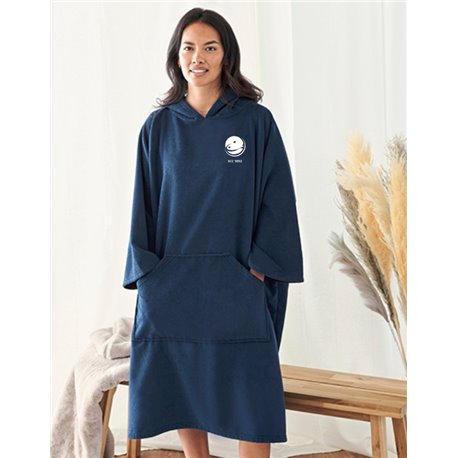 SC Chemnitz Unisex Handtuch Poncho navy